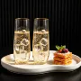 烫金镀金一次性9oz红酒杯