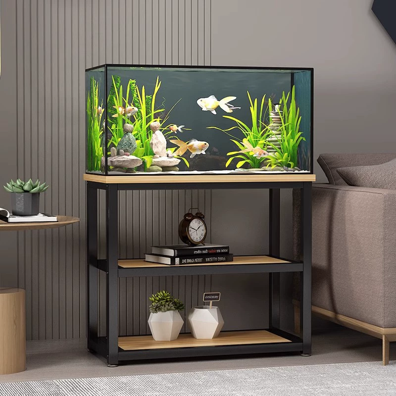 Подставка для аквариума Подставка для аквариума для аквариума Стол для черепахи, маленький рис, как резервуар для раковин, подходит для металлической рамы сверхпрочной несущей многослойной рамы для аквариума