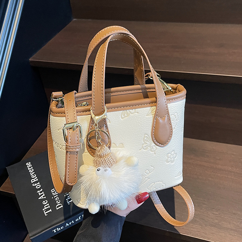 This Year's Trendy Color-Blocked Small Bags for Women, 2026 New Spring/Summer Versatile Crossbody Bags, Super Popular Embossed Handbags