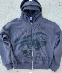 2024 Fermuarlı Kapüşonlu Sweatshirt, İnternet Ünlülerinin Kapüşonlu Hırkası, Yeni Baskılı Üst Ceket, Çok Satan İndirim_voghion.com