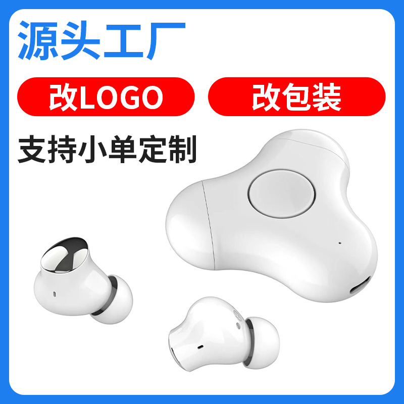 ZG013 nuevo modelo privado novela creativa dedo giroscopio giratorio no-en-oído auricular Bluetooth inalámbrico fábrica al por mayor