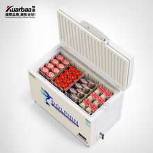 快霸超低温卧式冰柜工业冰箱实验室冷冻柜低温柜零下-80度328E18