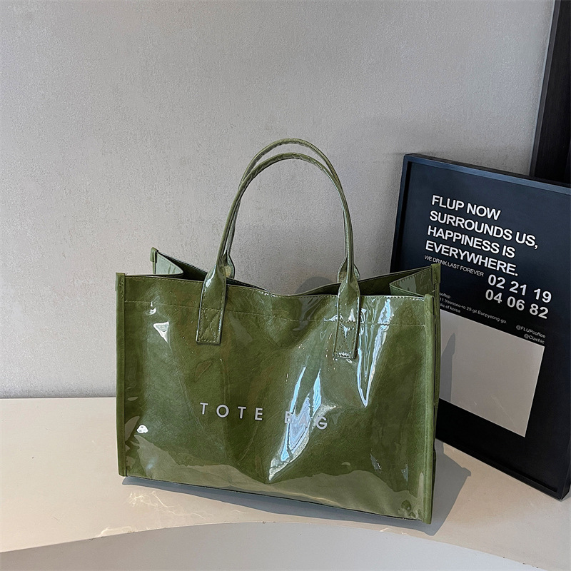 2026 Early Spring Effortless Casual Commuter Handbag Large Capacity Stylish Simple Waterproof Shoulder Tote Bag - Thumbnail 7