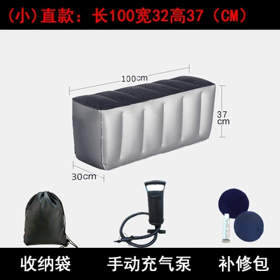 Vehicle-mounted inflatable bed: Pad, Sleeping Pad for Car - straight-7-point-pad-manual-air-pump