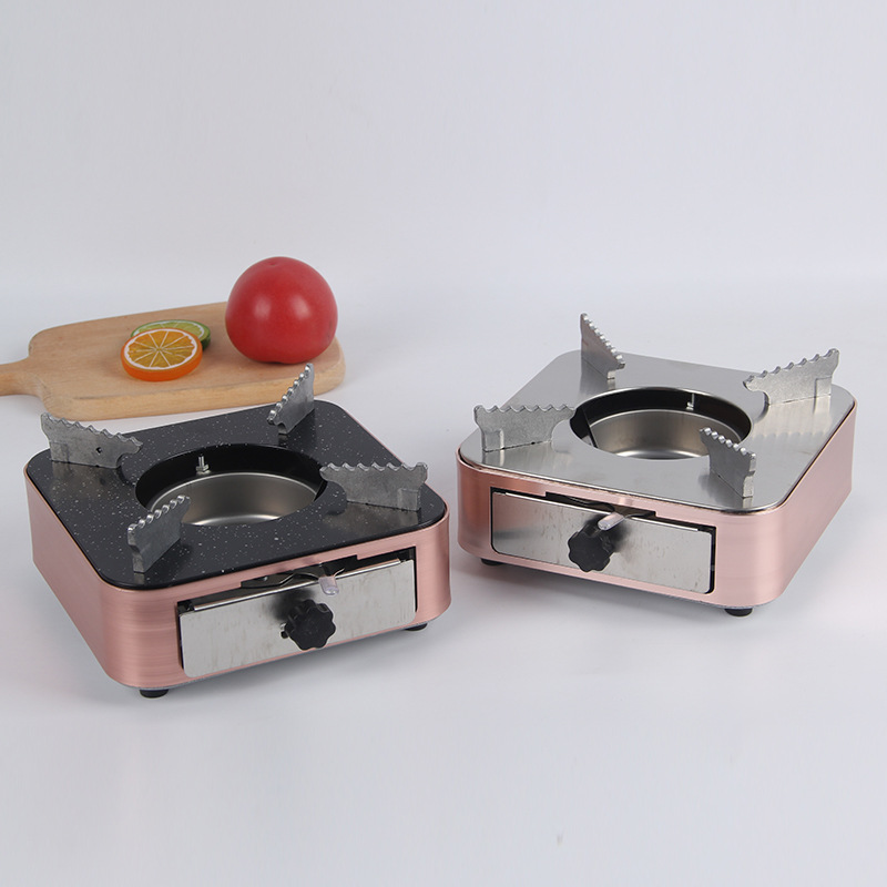 Drawer-style alcohol stove, aluminum anti-slip stove, thick alcohol stove, solid alcohol stove, household/commercial stove, hot pot stove