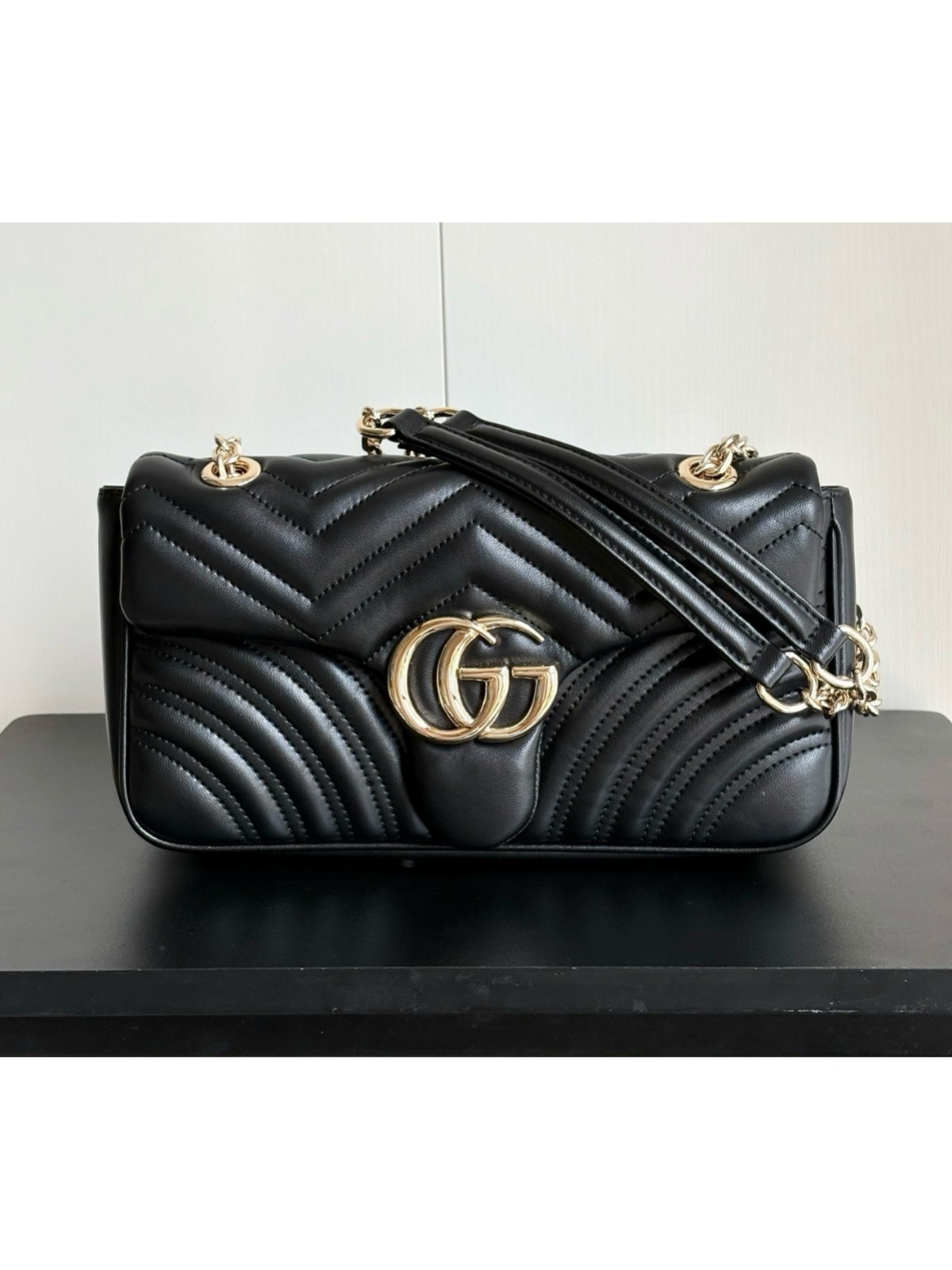 Marmont G-Label Çiyin Çantası - Zəncirli Dəri Model