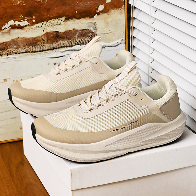 Wide-Toe Men's Shoes for Autumn, Size 45, Large Size 46, Wide-Footed, Extra Wide, Extra Large Sports Shoes, Youth Soft-Soled Running Shoes