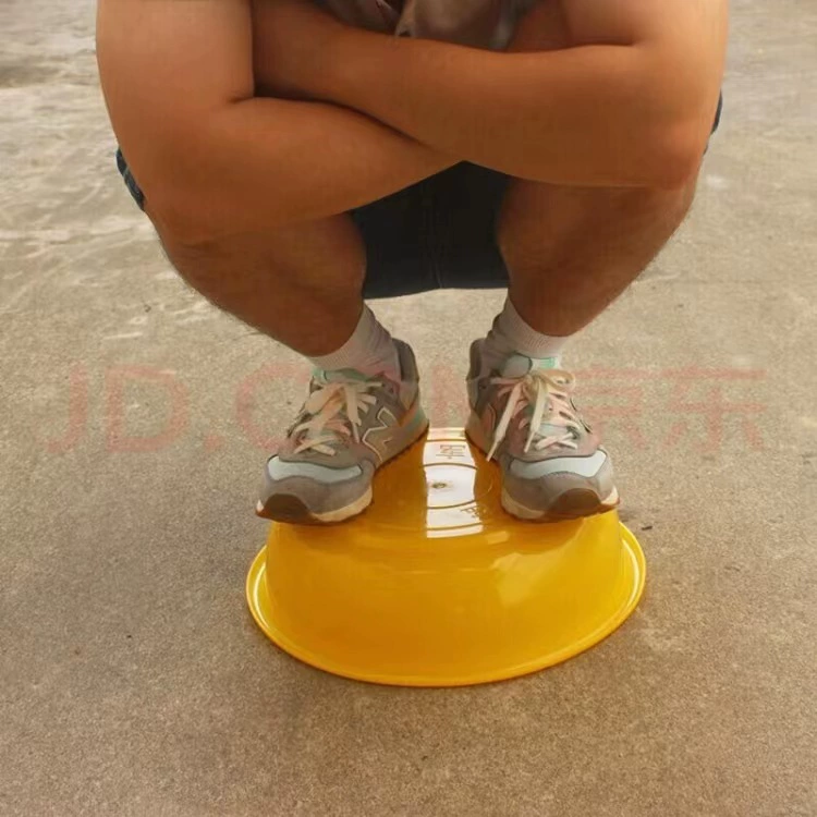 School yellow plastic washbasin, increased thickness