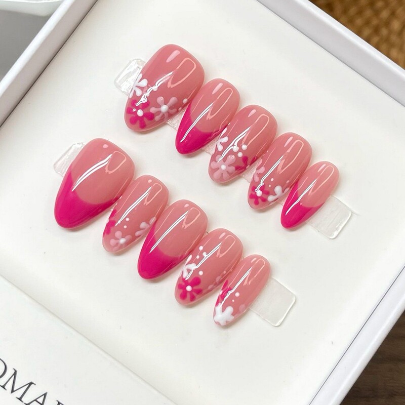 Purely Handmade Wearable Nails, Sweet, Cute, Gentle, High-Looking, Whitening, Removable Nail Patches, Cross-Border European and American