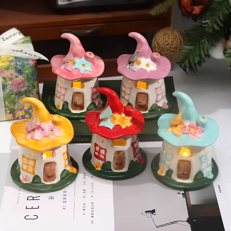 La atmósfera de la casa mágica, luces nocturnas, decoraciones de escritorio, regalos de cumpleaños para las niñas y amigas, Navidad.