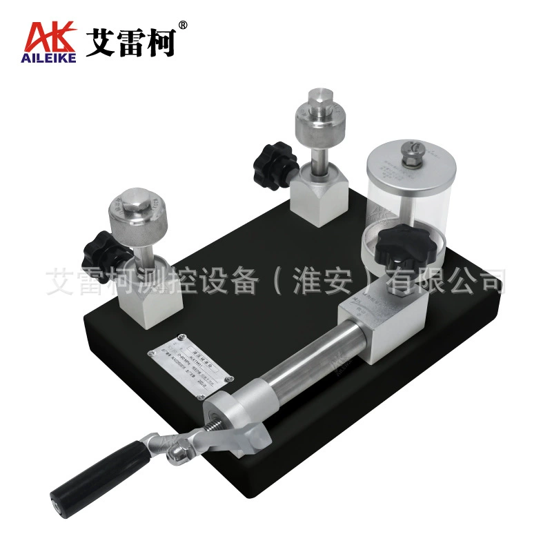 ALKT9801 Гидравлический калибровочный стол давление воды, давление масла, положительный и отрицательный манометр давления, контрольный ручной насос с источником давления