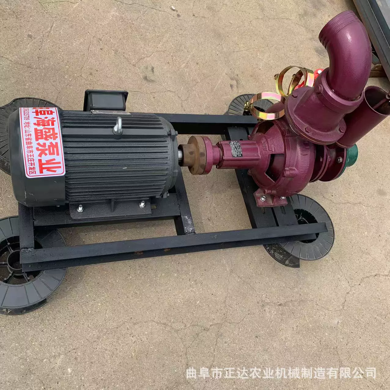 Дизель-трейлер насоса для орошения сельскохозяйственных угодий Пастырский насос Спецификация многоразового 4-дюймового поливного насоса