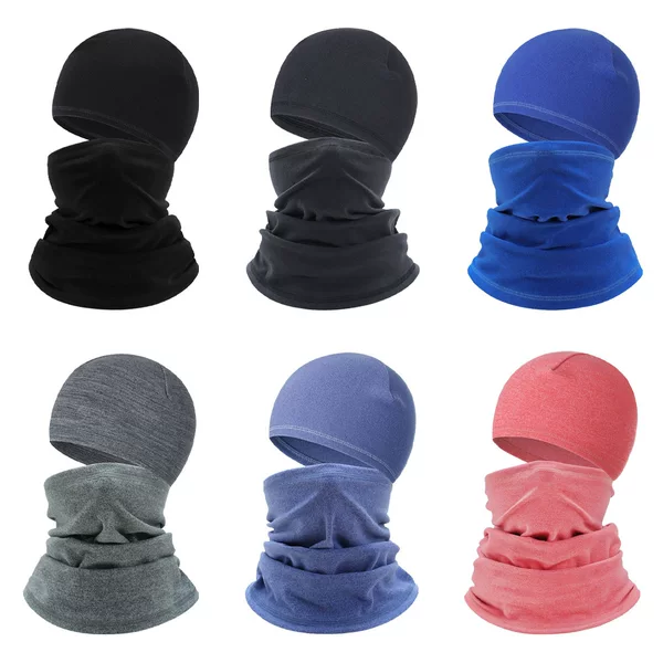 Amazon winter outdoor sports warm scarf men's riding mask motorcycle helmet liner Cap windproof hat