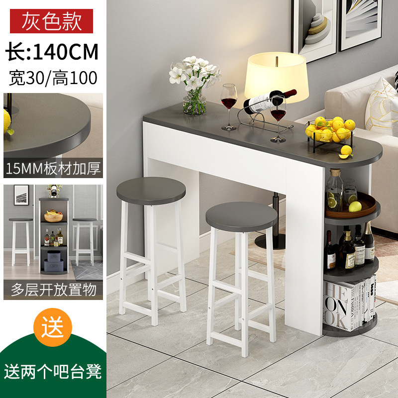 Wall-Mounted Bar Table, Home High Table, Modern Simple Wine Cabinet, Partition Cabinet, Living Room, Dining Room Table, Small Apartment Balcony