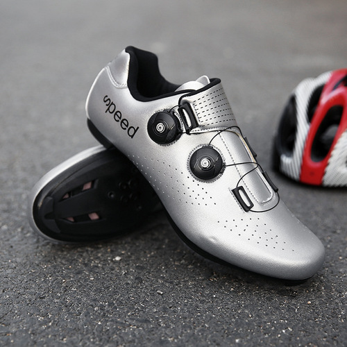 New Lock Shoes Cross-Border with Lock Cycling Shoes for Men and Women Road Bike Assisted Shoes Mountain Biking Vibrant Colors