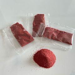 Imitation cinnabar powder in sachet form, fine imitation powder, cinnabar powder, and Zijin sand granules—perfect for filling keychain pendants or hollow gourd accessories.