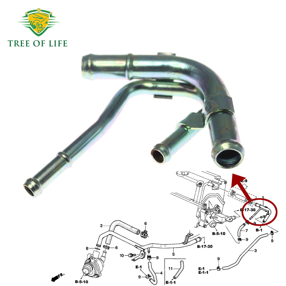 17137-RAA-A00,17137-RAA-A01 is suitable for the PCV vent pipe of Honda Accord