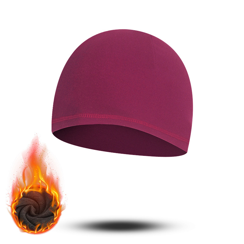 Sombrero de ciclismo de cotton, sombrero de invierno y otoño, sombrero de calentamiento, sombrero de esquí de motocicleta al aire libre, sombrero de forro a prueba de viento, sombrero de frío