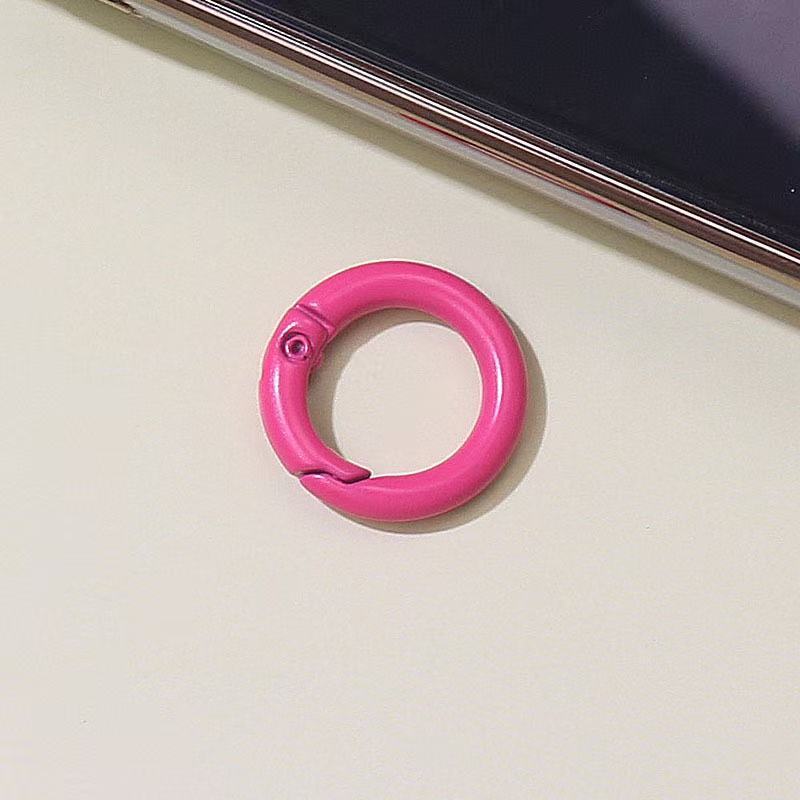 25mm 스프링버클 [로즈레드] - 인터넷 연예인 핫스타일 1팩 [빠른그랩]