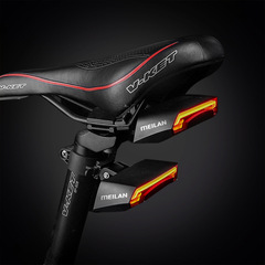 MEILAN MIRAGE X5 Smart Remote Bike Light, Laser Taillight, Turn Signal Light, Mountain LED Warning Light