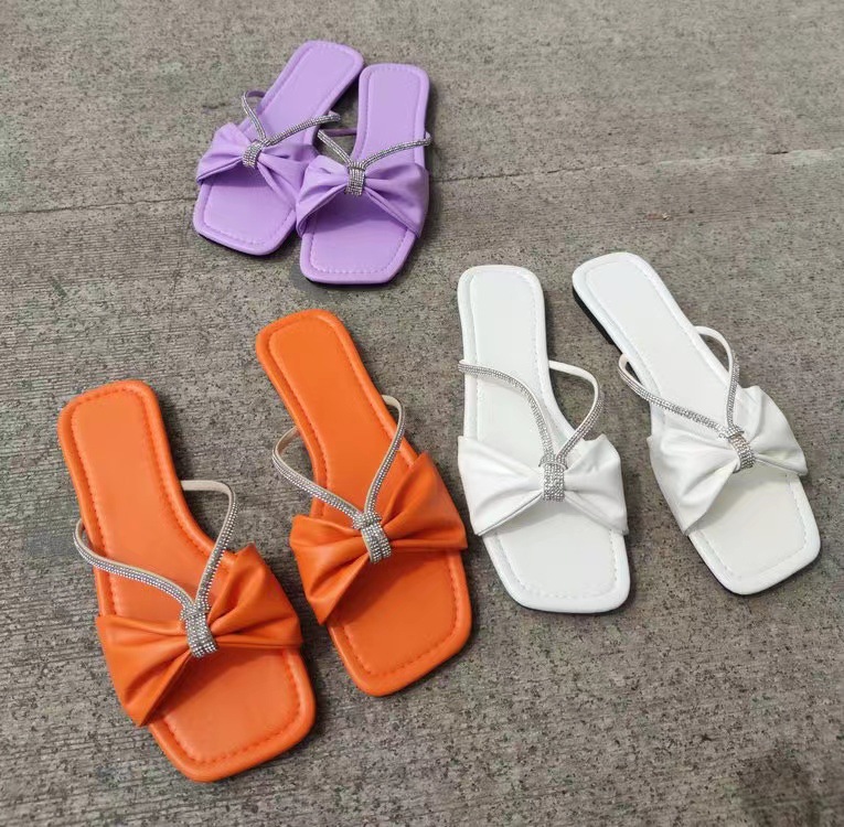 Women's Casual Solid Color Square Toe Home Slippers display picture 1