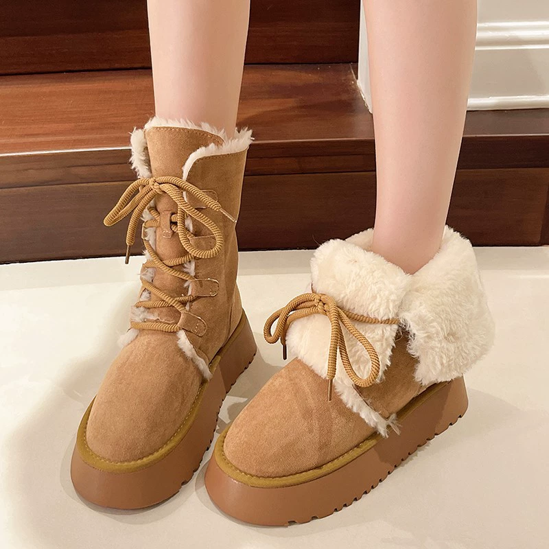 Winter warm boots, mid-length