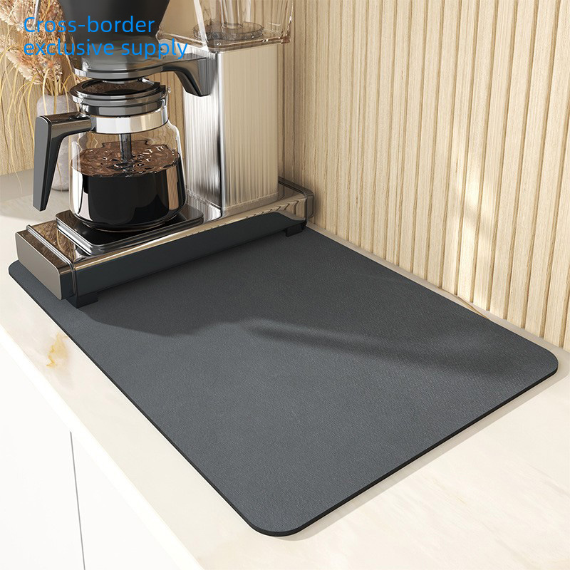Cross-border bathroom sink coffee pad water-absorbent faucet pad thick bottom durable washbasin splash-proof pad