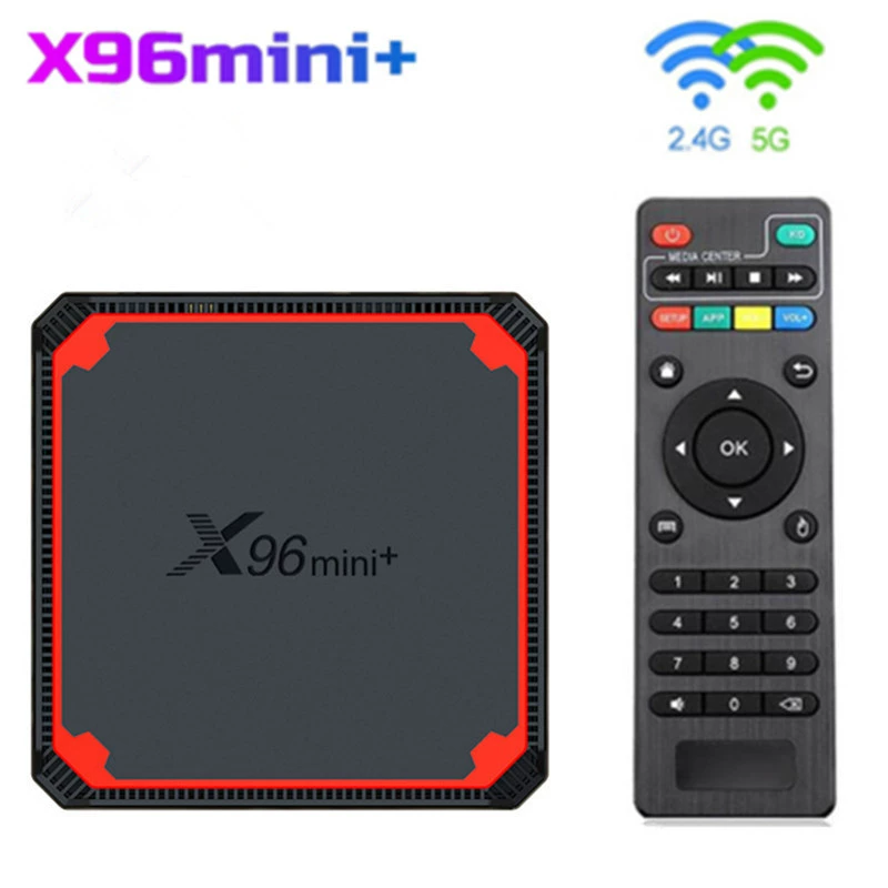 X96 mini plus набор - топ-бокс S905W4 1G/8G 5G WiFi 4K HD сетевой плеер tvbox