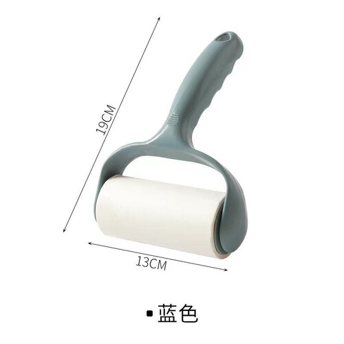 New oblique tearing pet hair adhesive dust removal roller dust paper household pet hair and clothing hair remover