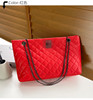 Fashionable shoulder bag, capacious chain, one-shoulder bag, 2022 collection, Korean style, chain bag, wholesale