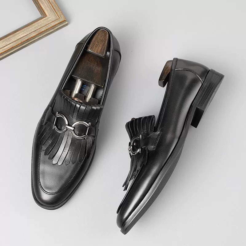 Летом британские мужские кожаные туфли повседневные кожаные туфли