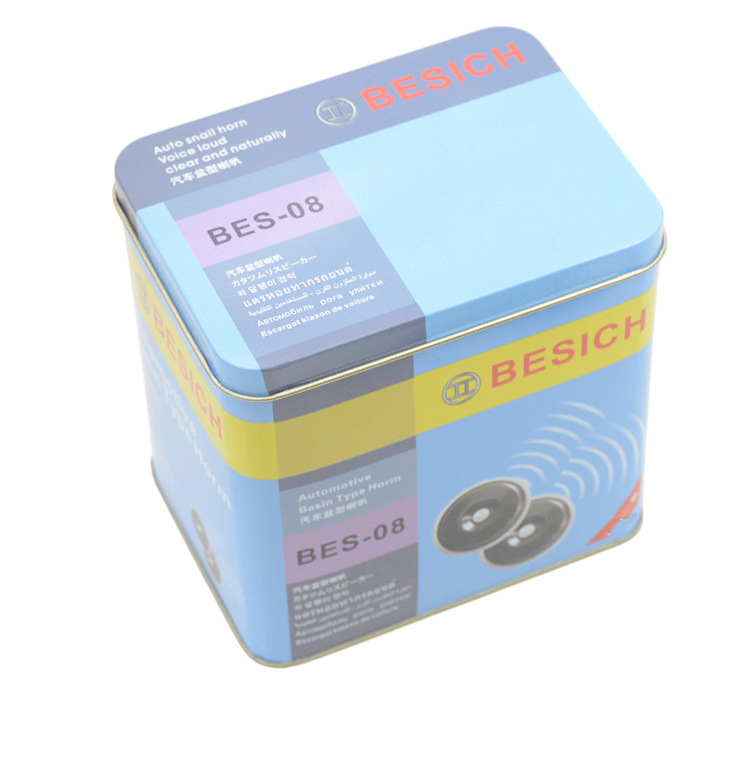 Car High and Low Bass Waterproof Basin-Type Speaker 12V Basin-Type Speaker Iron Box Speaker High and Low Bass Car Snail Basin Type
