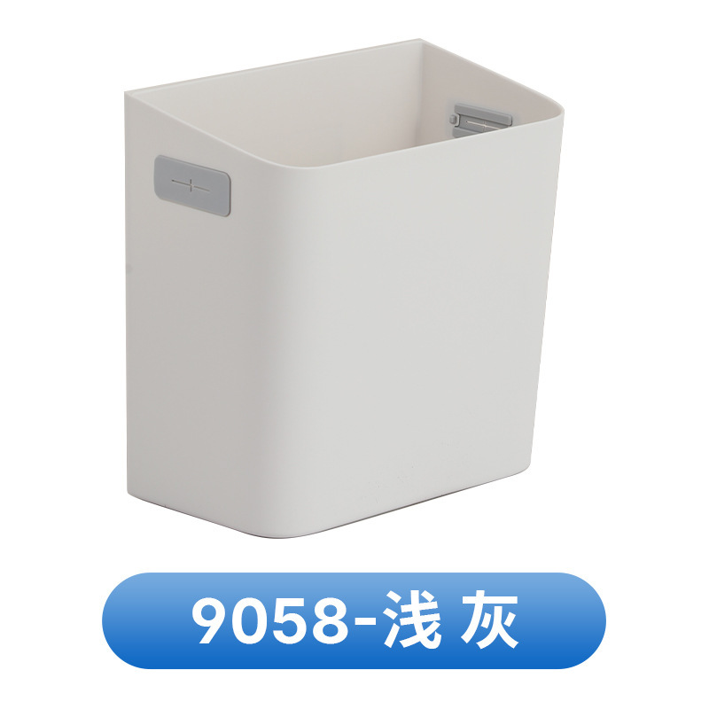キッチン吊り下げゴミ箱、家庭用生ごみ分類キャビネットドア吊り下げ収納バケツ、パンチングなしのゴミ収納バケツ|undefined