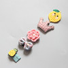 Children's hairpins girl's, hair accessory, curlers for princess, hairgrip, set, South Korea