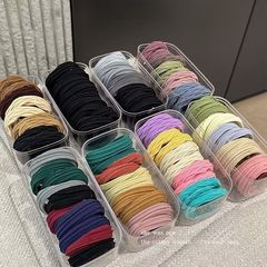 気質、高弾性、耐久性、シームレスなヘッドバンド、ゴムバンド、女性用ヘアゴム、シンプルなポニーテールヘッドバンド、ヘアロープ、ヘアゴム
