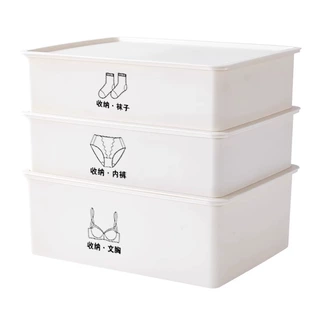 家用多格内衣收纳盒抽屉式贴身衣物收纳神器内裤袜子三合一整理筐