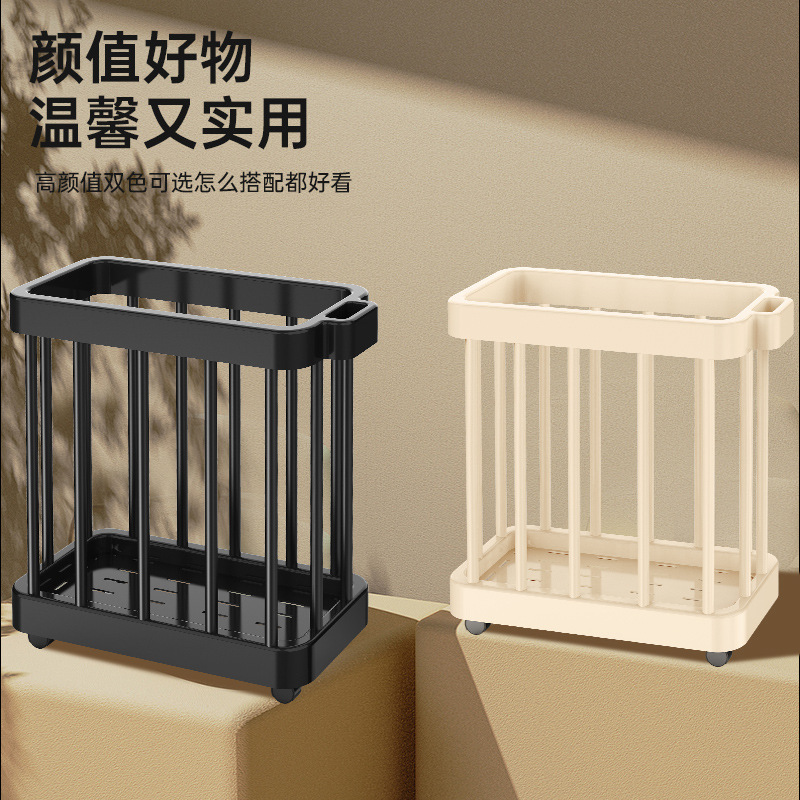 简约脏衣服收纳篮筐瑜伽健身器材收纳筐塑料带轮浴室储物收纳车|undefined