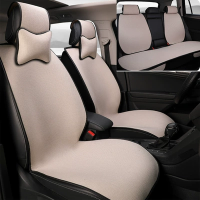 Four Seasons Pad and Breathable, Won'T Get Hot in - beige-comfort-edition-with-2-neck-pillows-rear-split-design-general