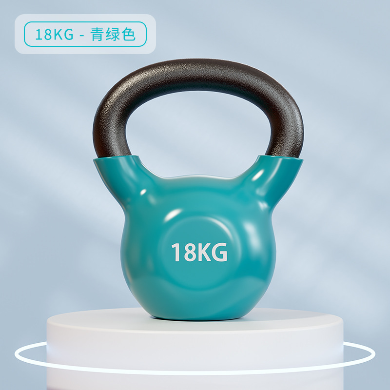 Pot de hierro fundido sólido profesional damas de acondicionamiento físico doméstico pequeño volumen de 6 kg de inmersión de plástico pot de moldeo de tipo duro