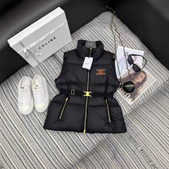 CE高品质90白鸭羽绒服立领配腰带时尚面包款