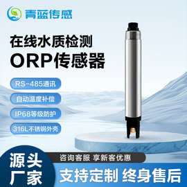 ORP水质检测传感器485在线传输工业环境监测仪不锈钢材质仪器水族