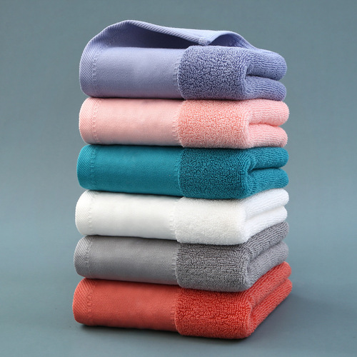 Pure Cotton 500g Thick Absorbent Bath Towel with Damask Pattern Family Plain Color Bath Towel Beach Towel Wholesale