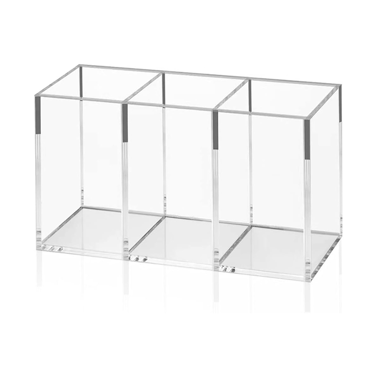 투명한 3개의 그리드 17x7.6x9.9cm