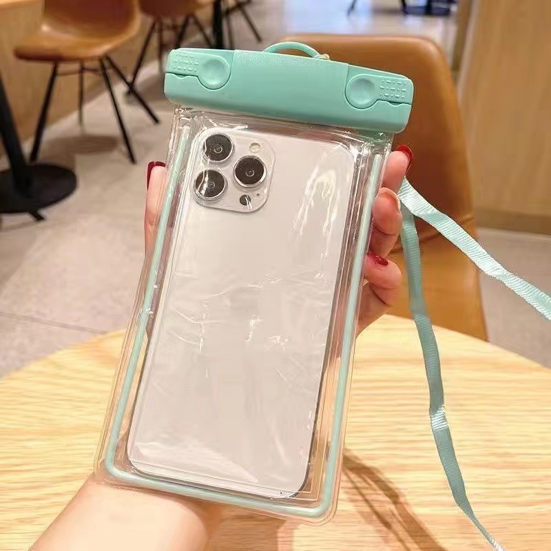 Bolsa impermeable para teléfonos móviles, bolsa de aire de dibujos animados, cubierta de pantalla táctil, bolsa impermeable para teléfonos móviles de 8 grados, bolsa impermeable para nadar, bolsa impermeable para buceo image 24