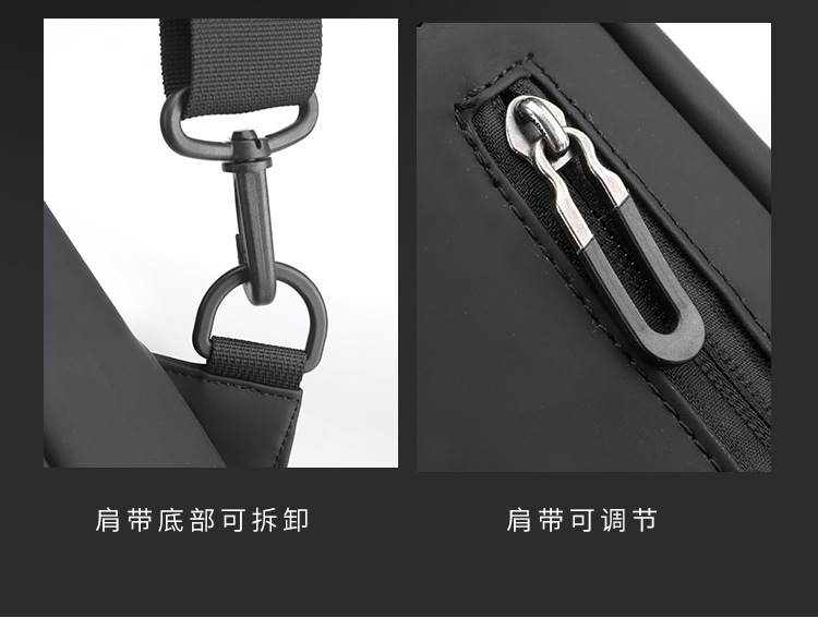 Multi-functional men's crossbody bag, chest bag, men's cycling charter, single-shoulder backpack, men's sports and commuting bag, trendy undefined