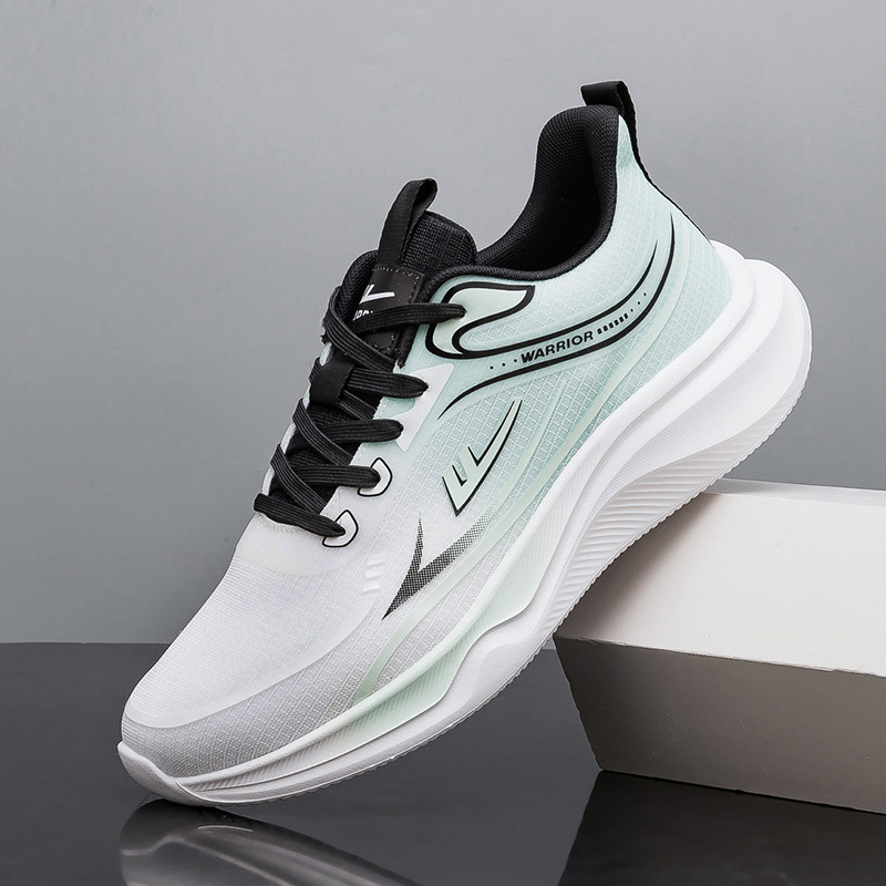 4076 화이트 블랙 그린 메쉬 남성 [표준 사이즈]