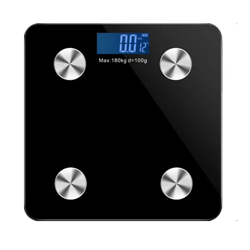 28cm English Weight Scale Adult Smart Digital Scale Bluetooth Body Fat Scale Health Scale App Fat Measurement Cross-Border