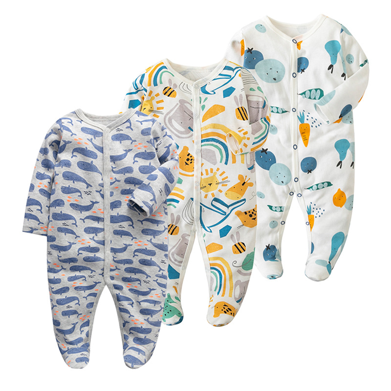 Factory wholesale baby jumpsuit with fee...