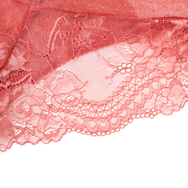 Ropa interior de encaje de cintura baja tentación polainas negras mujeres más tamaño encaje transparente sexy puro deseo ropa interior fábrica al por mayor