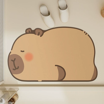 Avtomobil döşəmə paspasları — Non-Slip Mat Stain-Resistant Tianjin Carpet - sleeping-4060cm-diatom-mud-floor-mat
